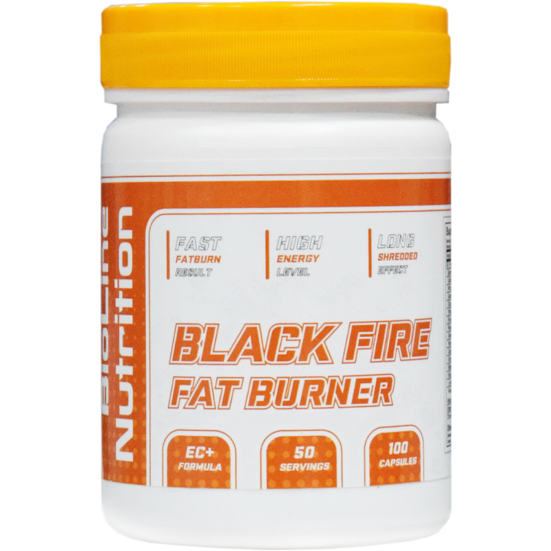 Жиросжигатель BioLine Black Fire 100 капсул