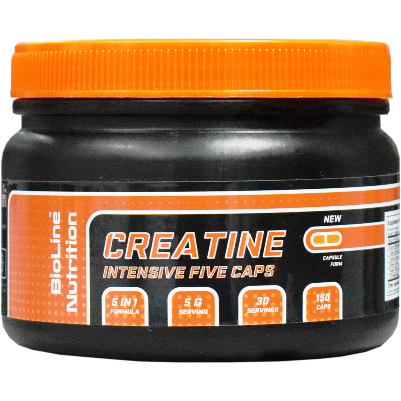 Креатин Bioline Intensive Five Caps 150 капсул