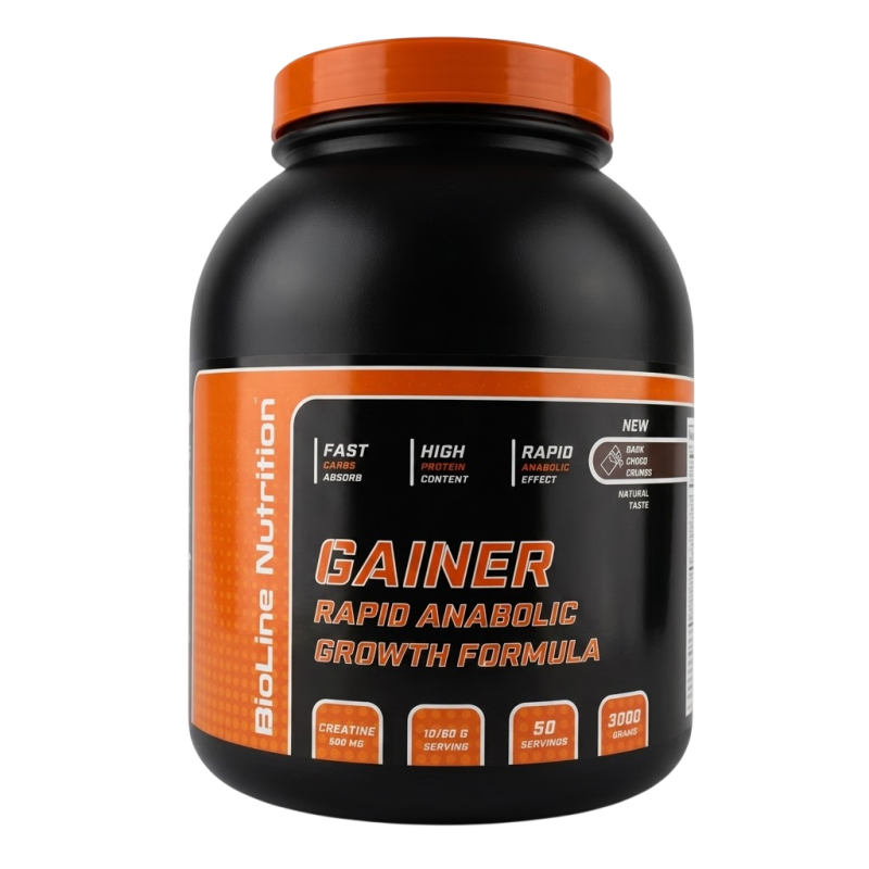 Гейнер BioLine Rapid Anabolic Шоколад 3 кг Банка