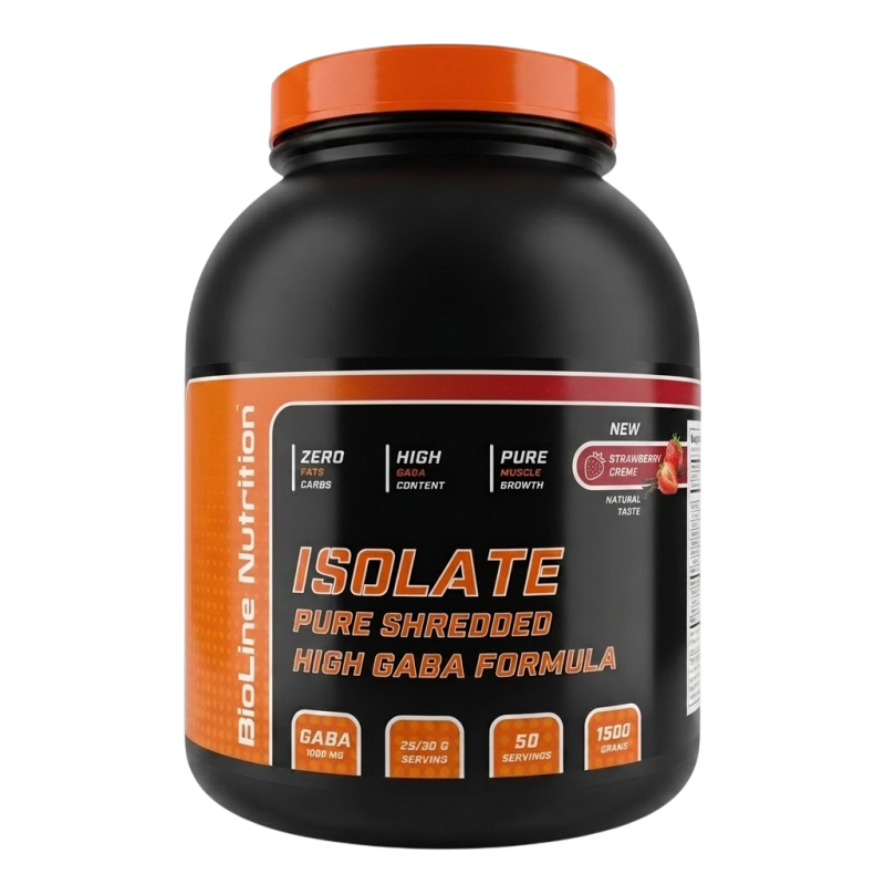 Изолят Bioline High Gaba Formula Клубника 1,5 кг