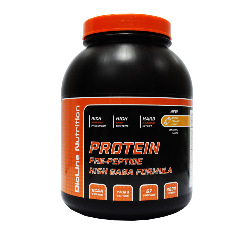 Протеин BioLine High Gaba Formula Карамель 2 кг Банка