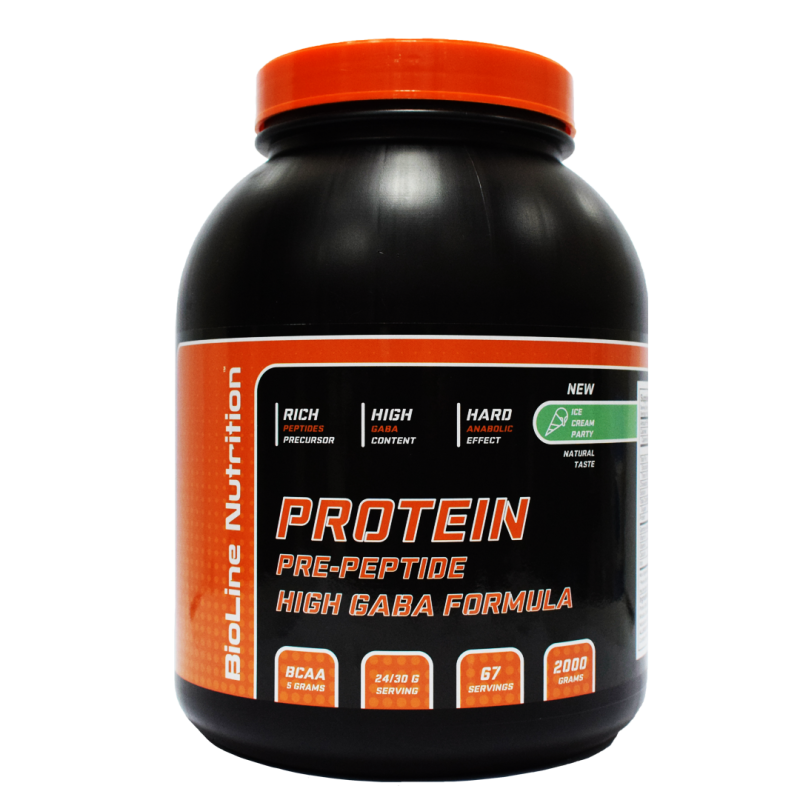 Протеин BioLine High Gaba Formula Пломбир 2 кг Банка