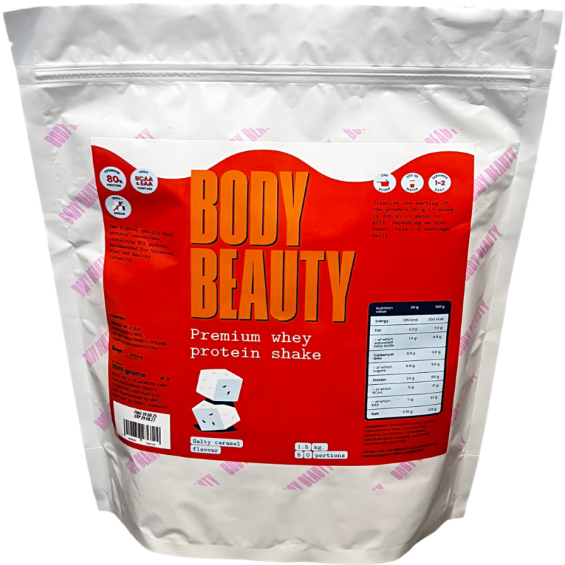 Протеиновый коктейль Body Beauty Солёная карамель 1,5 кг