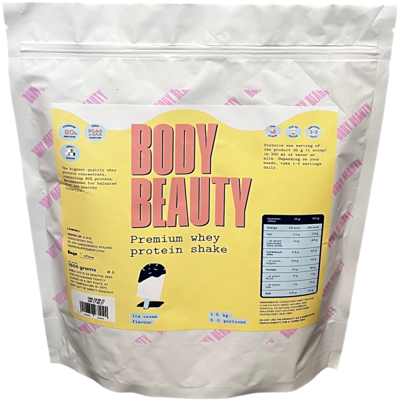 Протеиновый коктейль Body Beauty Пломбир 1,5 кг