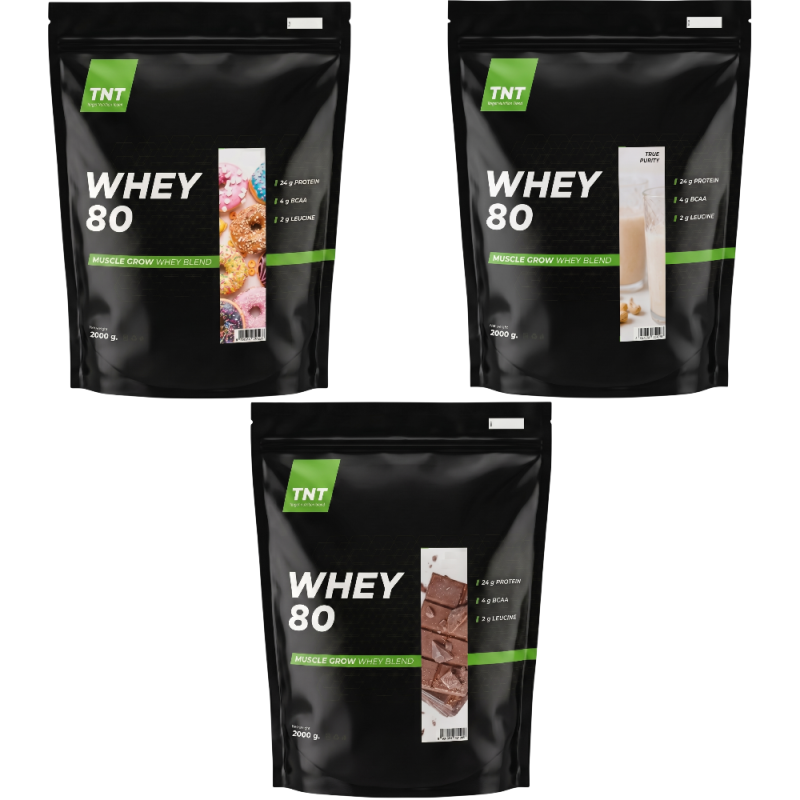 Протеин TNT Whey 80 Muscle Grow 6 кг (3*2 кг)