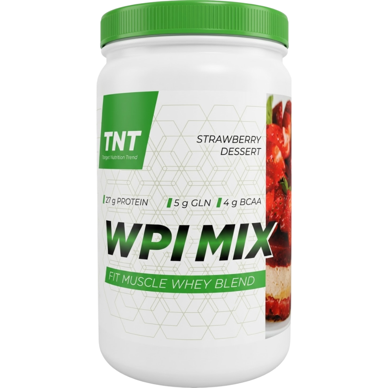 Изолят TNT WPI MIX Клубника 0,9 кг