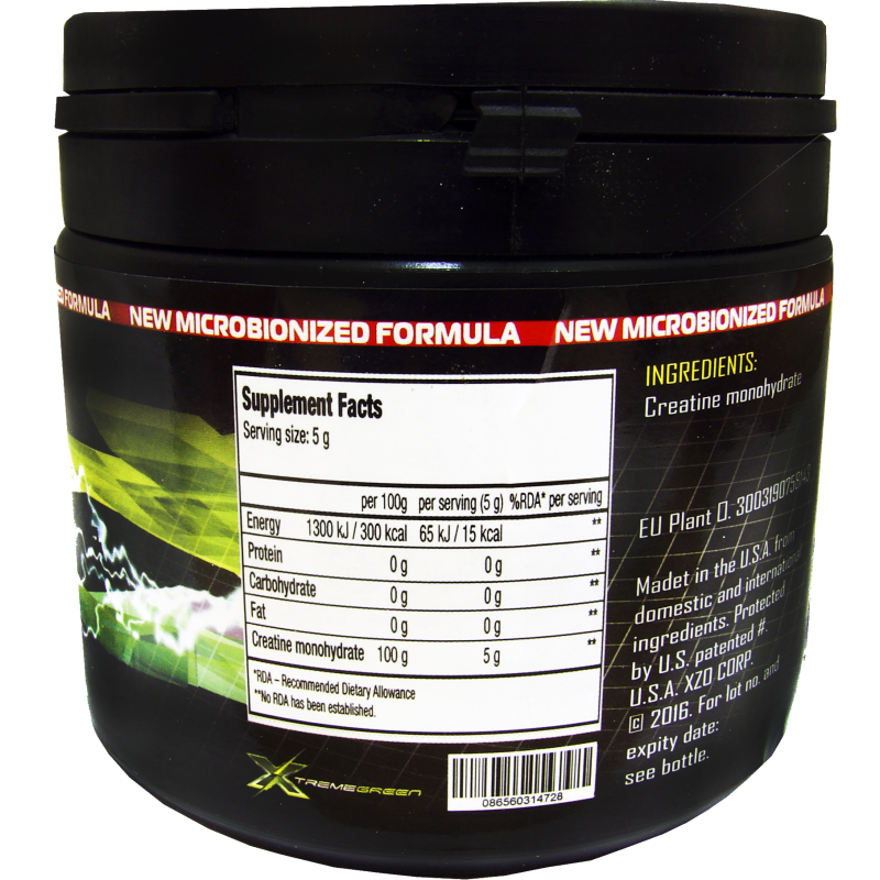 Креатин XZO Creatine Xtreme Без вкуса 0,3 кг