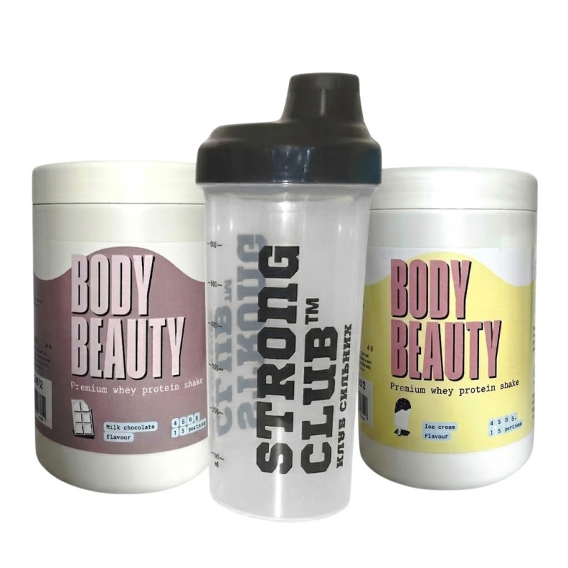 Набор Body Beauty Коктейль 2 шт. по 0,45 кг + Шейкер